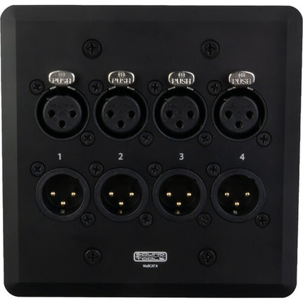 SoundTools WallCAT placa de audio analógica Cat 5 4 XLR macho y hembra negra