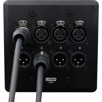 SoundTools WallCAT placa de audio analógica Cat 5 4 XLR macho y hembra negra