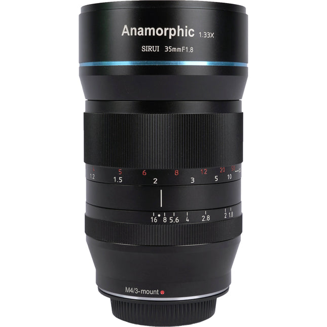 Sirui 35mm f1.8 Lente Anamórfica 1.33x Montura MFT 4K 67mm