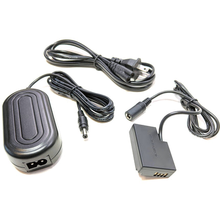 Bescor Canon Style DR-E18 Acoplador de Batería y Adaptador AC Kit de Corriente
