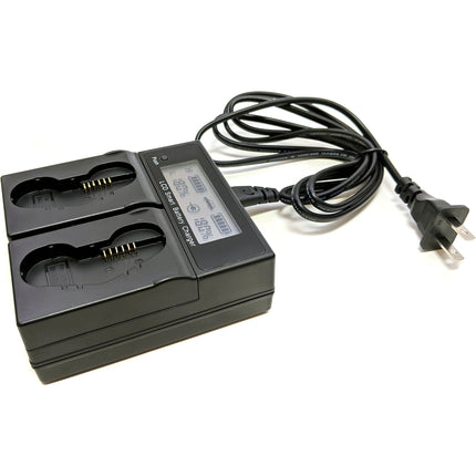 Bescor Cargador Dual LCD para Baterías EN-EL18C Voltaje Mundial AC