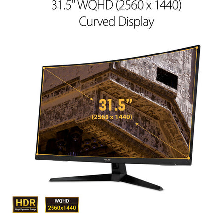 ASUS TUF Gaming VG32VQ1B Monitor Curvo 31.5" QHD 165 Hz VA Panel