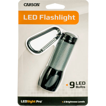 Carson SL-55 LEDSight Pro Linterna LED 3.8 x 1.2" Clip y 2 modos de luz