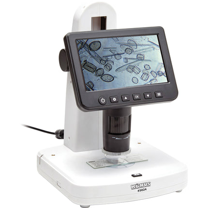 Konus DigiScience Microscopio Digital Zoom 10x-300x Pantalla LCD 5"