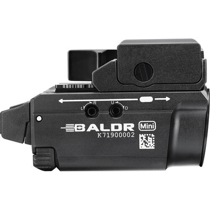 Olight Baldr Mini Linterna Táctica 600 Lúmenes Láser Verde 1913 Montura