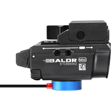 Olight Baldr Mini Linterna Táctica 600 Lúmenes Láser Verde 1913 Montura