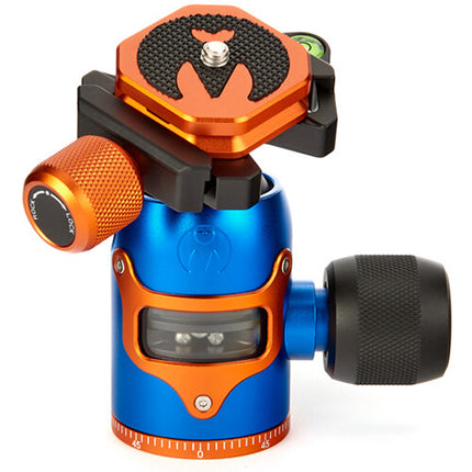 3 Legged Thing AirHed Vu Cabezal De Bola Azul Capacidad 40kg Altura 10cm
