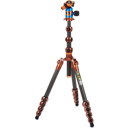 3 Legged Thing Legends Bucky Trípode Carbono 76.6" 66 lb con AirHed VU Azul