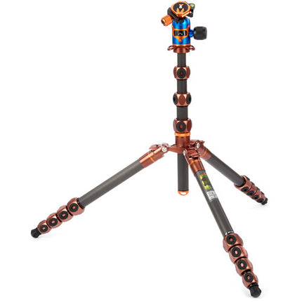 3 Legged Thing Legends Bucky Trípode Carbono 76.6" 66 lb con AirHed VU Azul