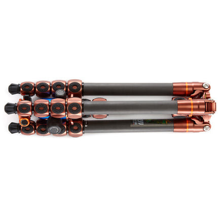 3 Legged Thing Legends Bucky Trípode Carbono 76.6" 66 lb con AirHed VU Azul