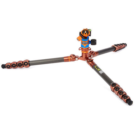 3 Legged Thing Legends Bucky Trípode Carbono 76.6" 66 lb con AirHed VU Azul