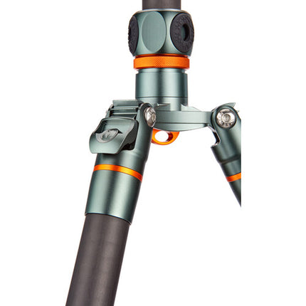 3 Legged Thing Legends Bucky Tripode Fibra de Carbono 76.6 Pulgadas 66 lb Capacidad con Cabezal AirHed VU Gris