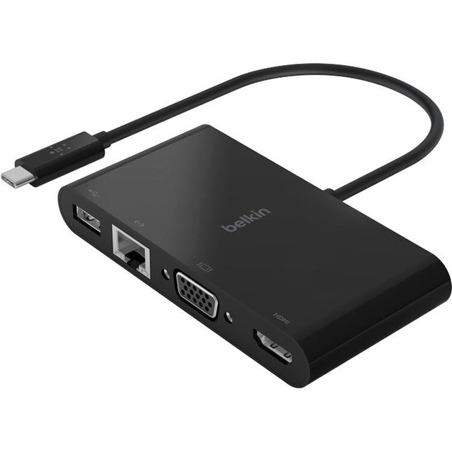 Belkin USB Type-C Multimedia Dock con VGA HDMI y Ethernet Gigabit