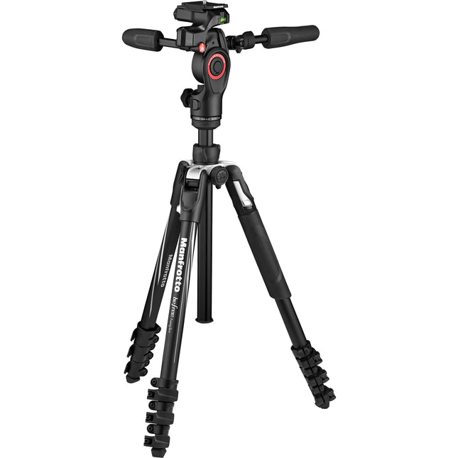 Manfrotto Befree 3-Way Live Advanced Trípode para fotografía y vídeo altura 59.5" capacidad 13.2 lb