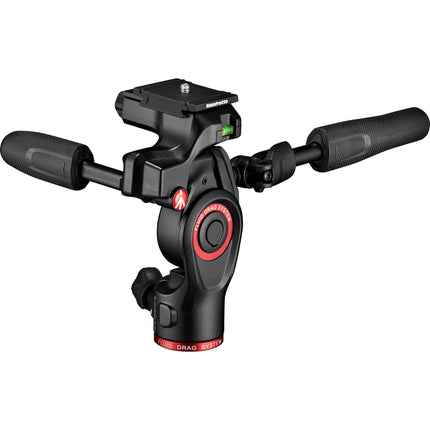 Manfrotto Befree 3-Way Live Cabezal Fluido 15.4 lb Capacidad 3-Vías