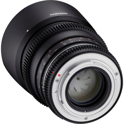 Samyang 85mm T1.5 VDSLR MK2 Lente de Cine MFT con Parasol y Estuche