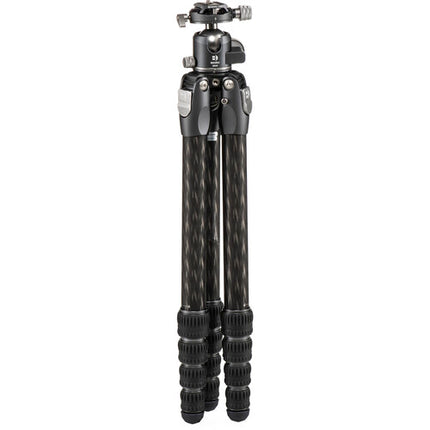 Benro Tortoise Trípode de Fibra de Carbono Tres Secciones con Cabezal GX35 carga 15 kg altura 19 a 156 cm