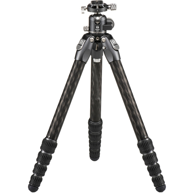Benro Tortoise Trípode de Fibra de Carbono Tres Secciones con Cabezal GX35 carga 15 kg altura 19 a 156 cm