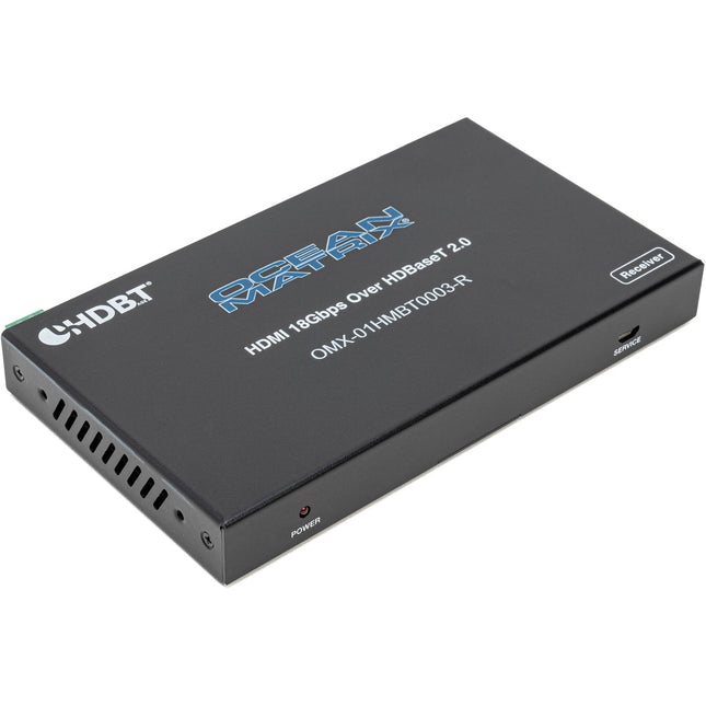 Ocean Matrix 4K Receptor HDMI HDBaseT 2.0 USB KVM Dos Vías IR RS-232 PoC 24V