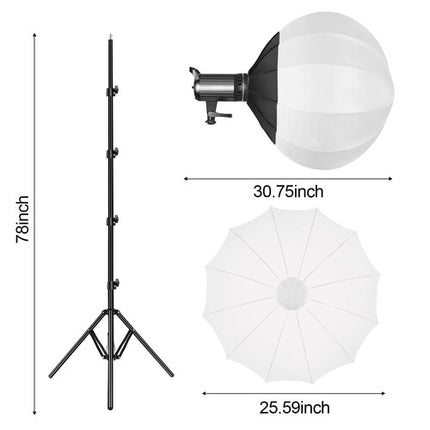 GVM G100W Monoluz LED Bicolor 3200-5600K Kit con Softbox y Trípode