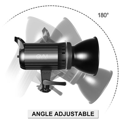GVM G100W Monoluz LED Bicolor 3200-5600K Kit con Softbox y Trípode