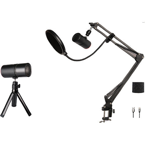 THRONMAX M20 Kit de Streaming con Micrófono 96 kHz 24-Bit y Brazo Boom