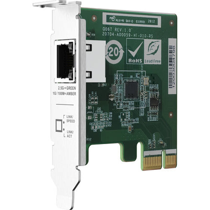 QNAP Tarjeta de Expansión de Red PCIe 2.5GbE con Puerto Único