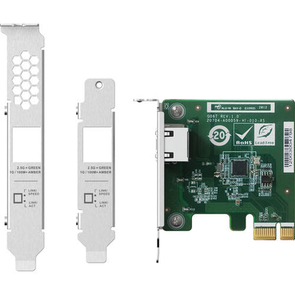 QNAP Tarjeta de Expansión de Red PCIe 2.5GbE con Puerto Único