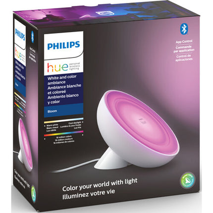 Philips Hue Bloom lámpara de mesa LED 500 lúmenes regulable Bluetooth