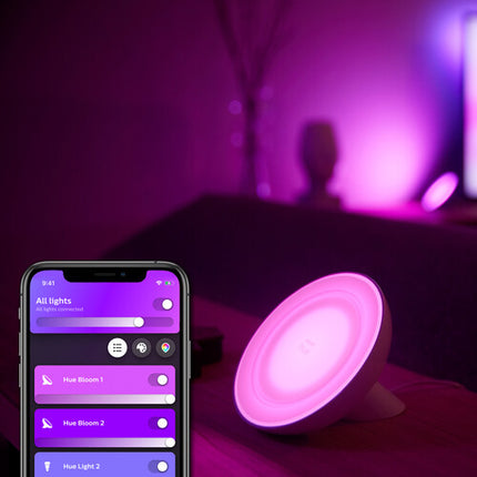 Philips Hue Bloom lámpara de mesa LED 500 lúmenes regulable Bluetooth