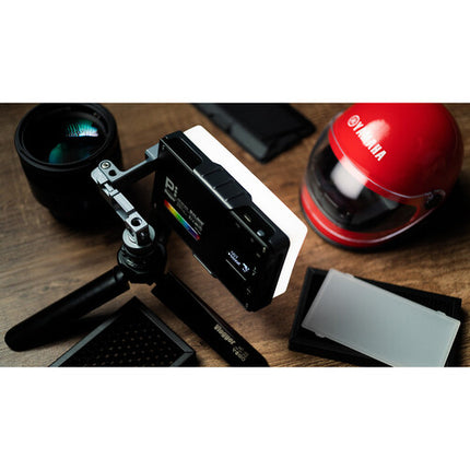 BOLING SIX-IN-ONE Kit de Accesorios para Luz LED RGB con Difusor Softbox y Rejillas 30° 60°