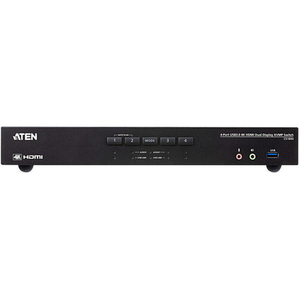 ATEN CS1844 Switch KVMP 4 Puertos 4K Dual HDMI 4096x2160 60Hz USB 3.1