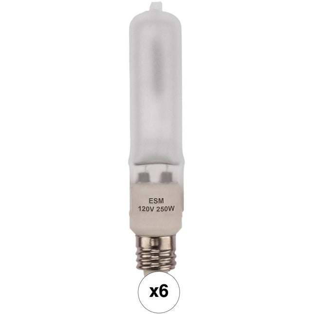 Impact ESM Bombilla 250W 120V Base E11 Paquete de 6 unidades