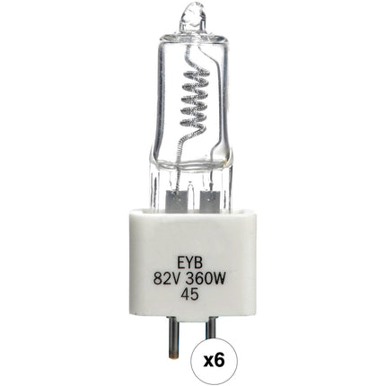 Impact EYB Lámpara Halógena Bajo Voltaje 360W 82V G5.3 6-Pack