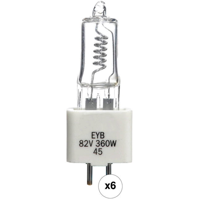 Impact EYB Lámpara Halógena Bajo Voltaje 360W 82V G5.3 6-Pack