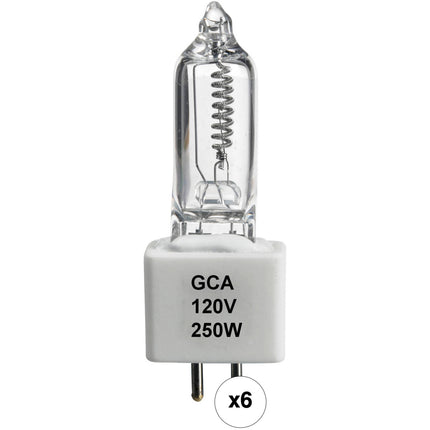 Impact GCA Lámpara 250W 120V Paquete de 6 unidades de iluminación