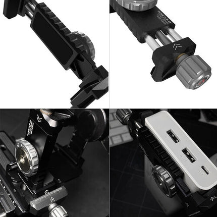 ANDYCINE Vlogger Adaptador Universal para Smartphones y SSDs con Montura de Zapato y Rosca 1/4"-20