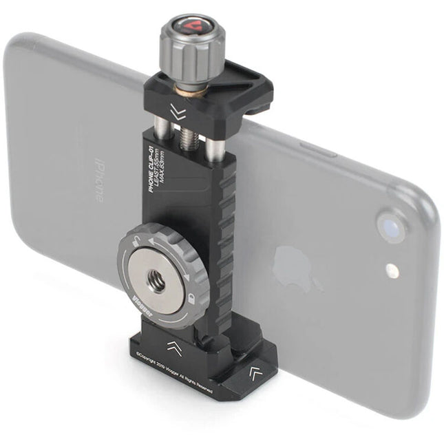 ANDYCINE Vlogger Adaptador Universal para Smartphones y SSDs con Montura de Zapato y Rosca 1/4"-20