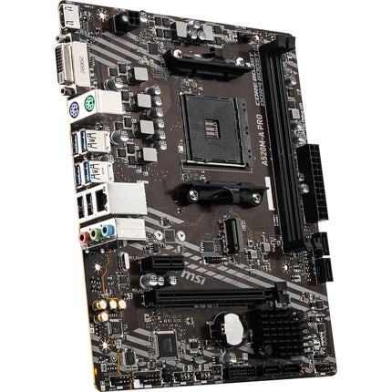 MSI A520M-A PRO Placa base Micro-ATX AM4 DDR4-4600 SATA III M.2