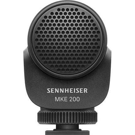 Sennheiser MKE 200 Micrófono Direccional Ultracompacto para Cámara con Protección de Viento