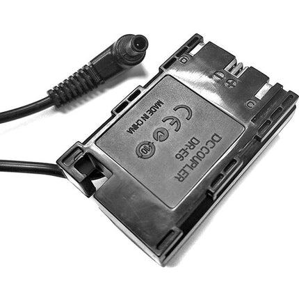 Bescor Canon Style ACE6N Kit Fuente de Alimentación AC y Acoplador DR-E6 para Batería LP-E6