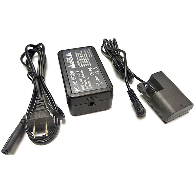 Bescor Canon Style ACE6N Kit Fuente de Alimentación AC y Acoplador DR-E6 para Batería LP-E6
