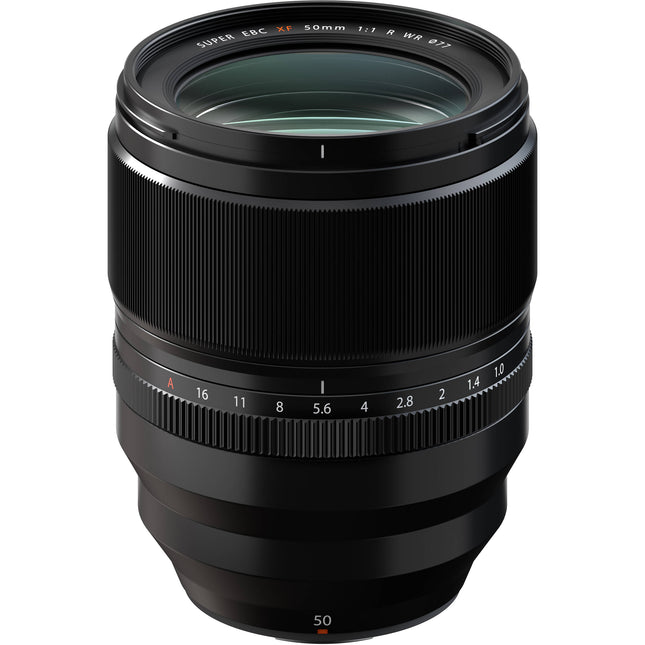 Objetivo FUJIFILM XF 50 mm f/1.0 R WR para montura X APS-C con parasol