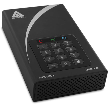 Apricorn 16TB Aegis Padlock DT Unidad de Escritorio Externa USB 3.2 Gen 1 FIPS 140-2 Nivel 2