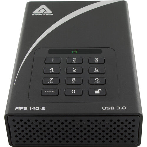 Apricorn 16TB Aegis Padlock DT Unidad de Escritorio Externa USB 3.2 Gen 1 FIPS 140-2 Nivel 2