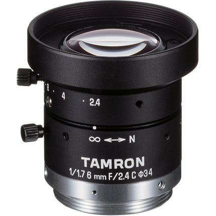 Tamron M117FM06 C Mount Objetivo de Focal Fija 6mm para Sensor 1 1.7 y 1 1.8 pulgadas