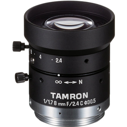 Tamron M117FM08 Lente Fija 8mm C Mount para Sensores 1 1.7 y 1 1.8 pulgadas