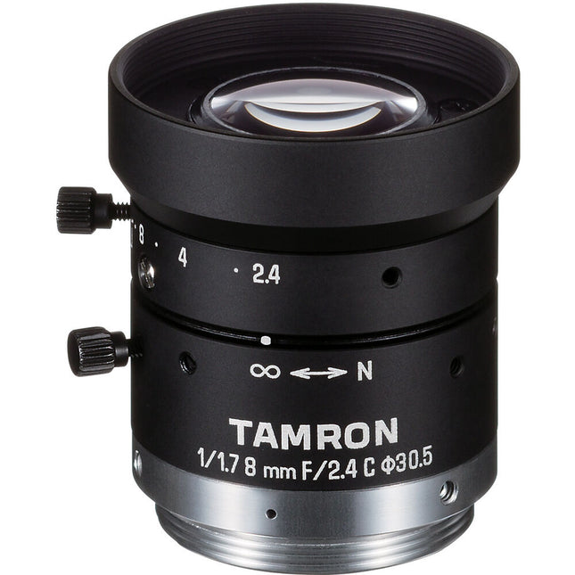 Tamron M117FM08 Lente Fija 8mm C Mount para Sensores 1 1.7 y 1 1.8 pulgadas