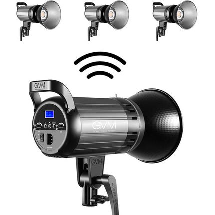GVM G100W Luz LED Bi-Color para Video 3200-5600K con Reflector y Bolsa