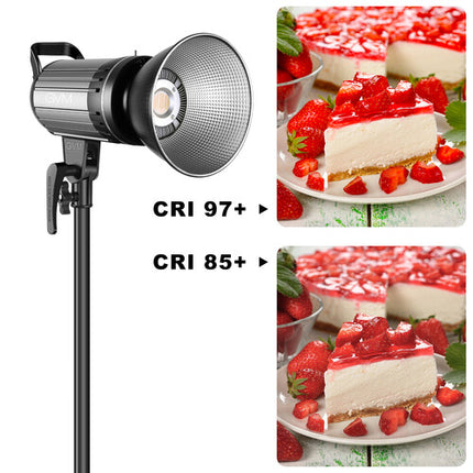 GVM G100W Luz LED Bi-Color para Video 3200-5600K con Reflector y Bolsa
